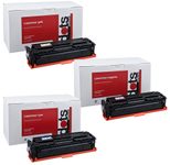 dots Toner kompatibel zu HP 131A Canon 731(U0SL1AM, 6271B002/6270B002/6269B002), 3er-Set cyan, magenta, gelb