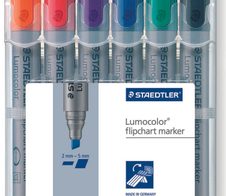 STAEDTLER Lumocolor Flipchart-Marker 2.0 - 5.0 mm Mehrfarbig