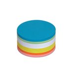 MAUL Moderationskarten Ø 9,5 cm blau, grün, rot, orange, gelb, weiß