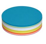 MAUL Moderationskarten Ø 18,5 cm blau, grün, rot, orange, gelb, weiß