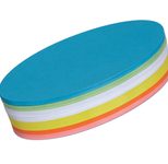 MAUL Moderationskarten 11,0 x 19,0 cm blau, grün, rot, orange, gelb, weiß