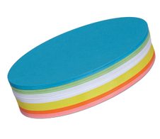 MAUL Moderationskarten 11,0 x 19,0 cm blau, grün, rot, orange, gelb, weiß