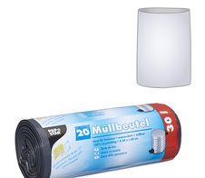 PAPSTAR Müllbeutel 30,0 l grau