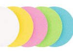 Legamaster Moderationskarten Ø 9,5 cm weiß, gelb, rosa, grün, hellblau