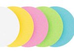 Legamaster Moderationskarten Ø 14,0 cm weiß, gelb, rosa, grün, hellblau