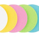 Legamaster Moderationskarten Ø 19,0 cm weiß, gelb, rosa, grün, hellblau