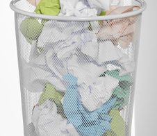 Zeller Papierkorb 14,0 l weiß