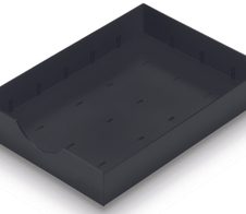 styro Schubladeneinsatz Polystyrol schwarz