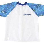 Pelikan Jungen Kinder Malschürze weiß/blau