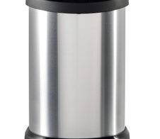 curver Mülleimer 20,0 l silbermetallic