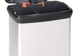 curver Mülltrenner 10,0 + 18,0 l silbermetallic