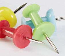 Gowi Pinnnadeln pastell