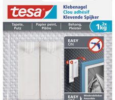 tesa Klebenägel 2.4 cm  x 4.5 cm weiß