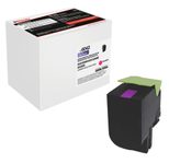 edding Toner EDD-6042 magenta kompatibel zu LEXMARK 80C2SM0