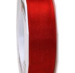 PRÄSENT Geschenkbänder 25 mm x 25 m rot