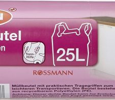 RUBIN Müllbeutel 25,0 l transparent