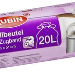 RUBIN Müllbeutel 20,0 l schwarz