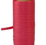 PRÄSENT Baumwollbänder 5 mm x 100 m rot