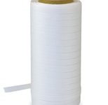 PRÄSENT Baumwollbänder 5 mm x 100 m weiß