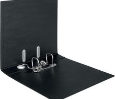LEITZ Ordner Rückenbreite 5 cm DIN A4 Karton schwarz