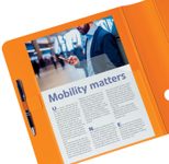 LEITZ Ordner Rückenbreite 6.5 cm DIN A4 Kunststoff grau