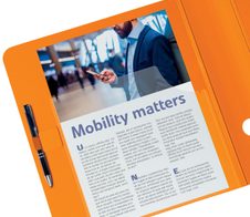 LEITZ Ordner Rückenbreite 6.5 cm DIN A4 Kunststoff grau