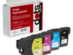 dots Druckerpatronen kompatibel zu brother LC-1100BK/C/M/Y, 4er-Set schwarz, cyan, magenta, gelb