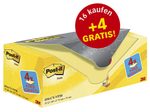 Post-it® Haftnotizen 7,6 x 7,6 cm, 16 Blöcke + GRATIS 4 Blöcke