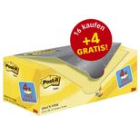Post-it® Haftnotizen 7,6 x 7,6 cm, 16 Blöcke + GRATIS 4 Blöcke
