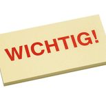 inFO WICHTIG! Haftmarker 3,5 x 7,0 cm