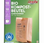 CleanPac Biomüllbeutel 10,0 l braun