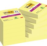 Post-it® Super Sticky Notes Haftnotizen extrastark gelb 8 Blöcke + GRATIS 4 Blöcke