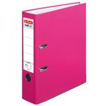 herlitz Ordner Rückenbreite 8 cm DIN A4 Kunststoff pink