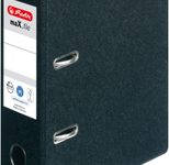 herlitz Ordner Rückenbreite 7.5 cm DIN A5 hoch Karton schwarz