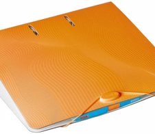 BRUNNEN Ordner Rückenbreite 7 cm DIN A4 Kunststoff orange