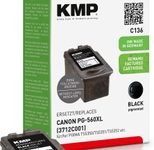 KMP Druckerpatrone C136 schwarz kompatibel zu Canon PG-560XL