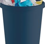 helit Papierkorb 18,0 l blau