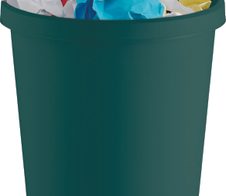 helit Papierkorb 18,0 l grün