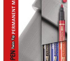 Pentel Permanentmarker 0.3 - 1.2 mm Mehrfarbig