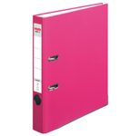 herlitz Ordner Rückenbreite 5 cm DIN A4 Kunststoff pink