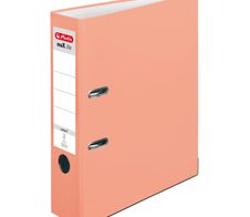 herlitz Ordner Rückenbreite 8 cm DIN A4 Kunststoff lachs