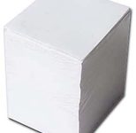 Notizzettel 9.2 cm  x 7.6 cm weiß