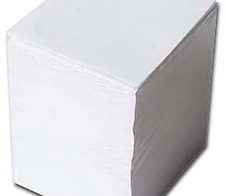 Notizzettel 9.2 cm  x 7.6 cm weiß