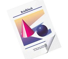 Briefblock DIN A4 kariert