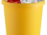 helit Papierkorb 30,0 l gelb