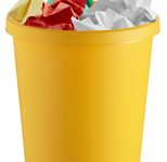 helit Papierkorb 30,0 l gelb