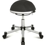 Topstar Hocker Sitness Half Ball schwarz