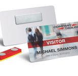 DURABLE Selbstklebende Magnete rot/gelb