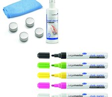 Legamaster Glas-Magnettafel Zubehör-Set 11 Teile