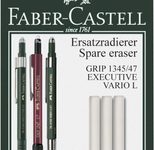 FABER-CASTELL Radiergummis für Bleistifte weiß